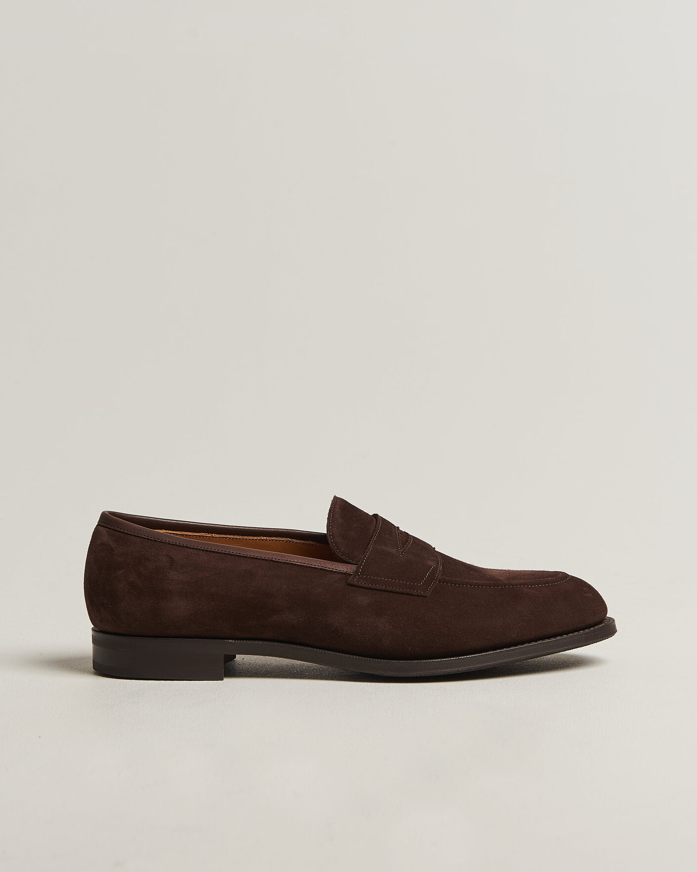Homme | Loafers | Edward Green | Piccadilly Penny Loafer Mink Suede