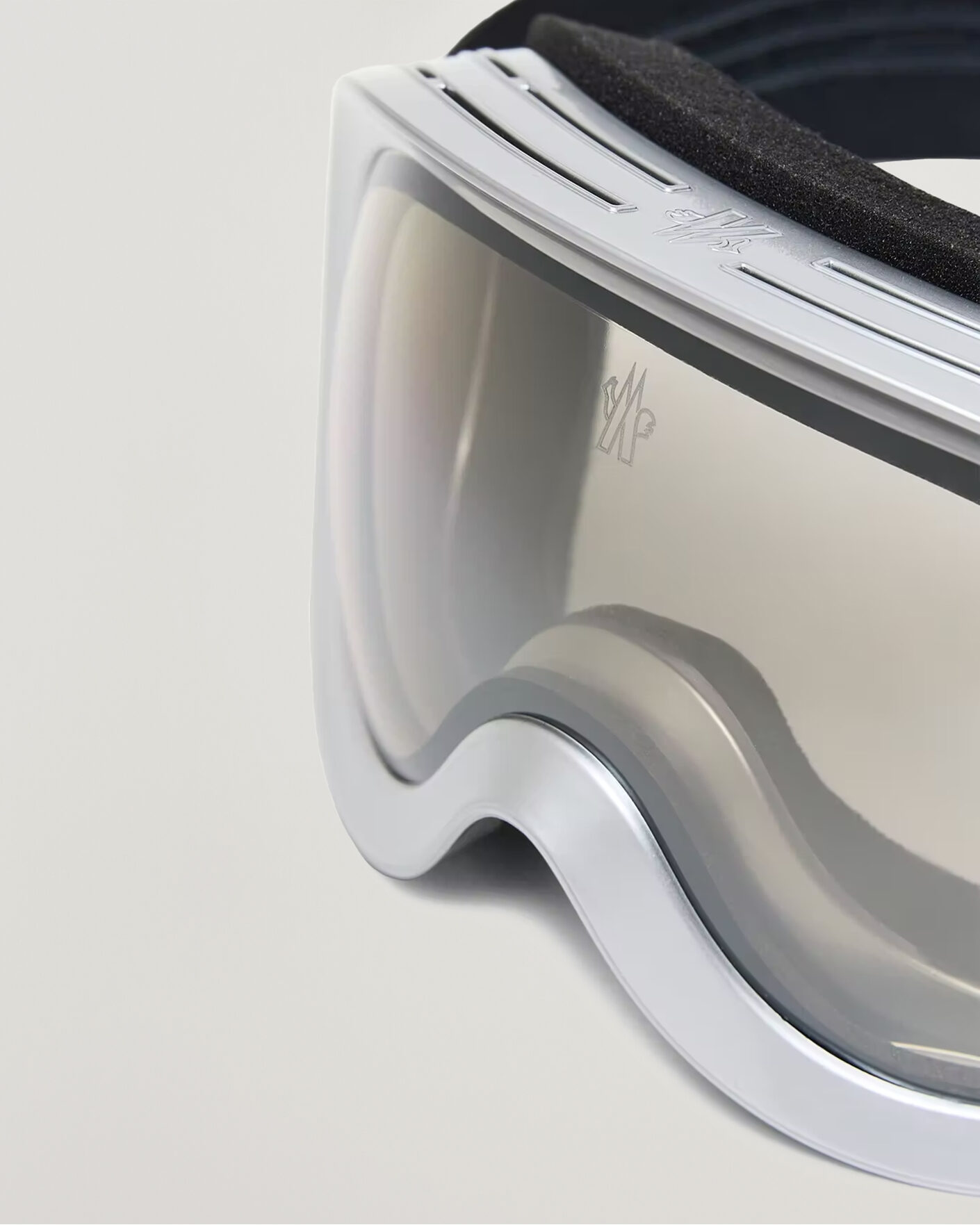 Homme | Lunettes De Soleil | Moncler Lunettes | Snowray Ski Googles Shiny Silver