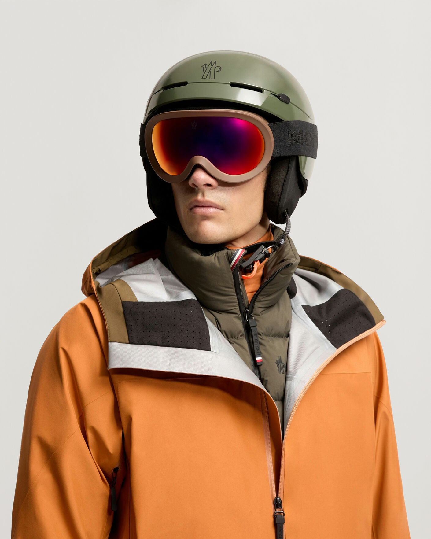 Homme | Lunettes De Soleil | Moncler Lunettes | Snowray Ski Googles Matte Dark Brown