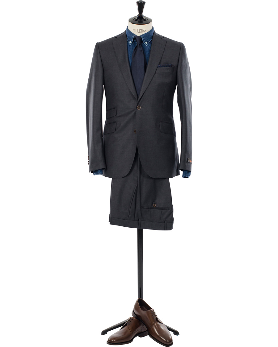 Homme |  |  | Paul Suit Solid Clothing Set Dark Grey
