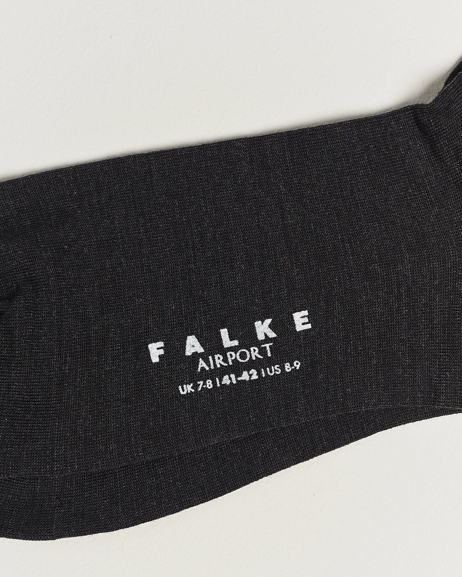 Homme | Sous-Vêtements Et Chaussettes | Falke | 3-pack Airport Socks Anthracite Melange