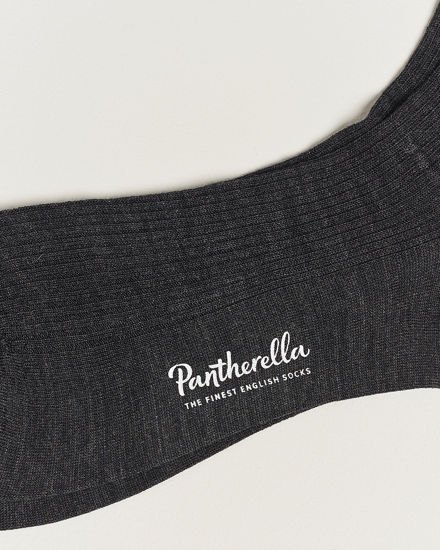 Homme | Sous-Vêtements Et Chaussettes | Pantherella | 3-Pack Naish Merino/Nylon Sock Charcoal