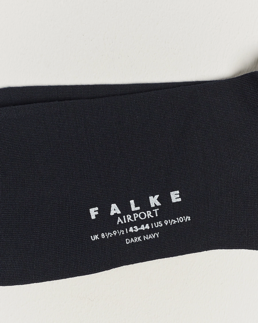 Homme |  | Falke | 5-Pack Airport Socks Black/Dark Navy/Anthracite Melange