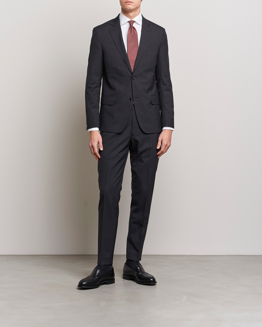 Homme | Sections | Oscar Jacobson | Edmund Wool Suit Grey
