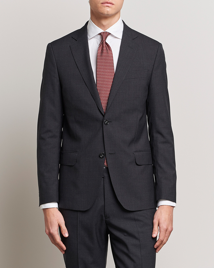 Homme | Sections | Oscar Jacobson | Edmund Wool Suit Grey