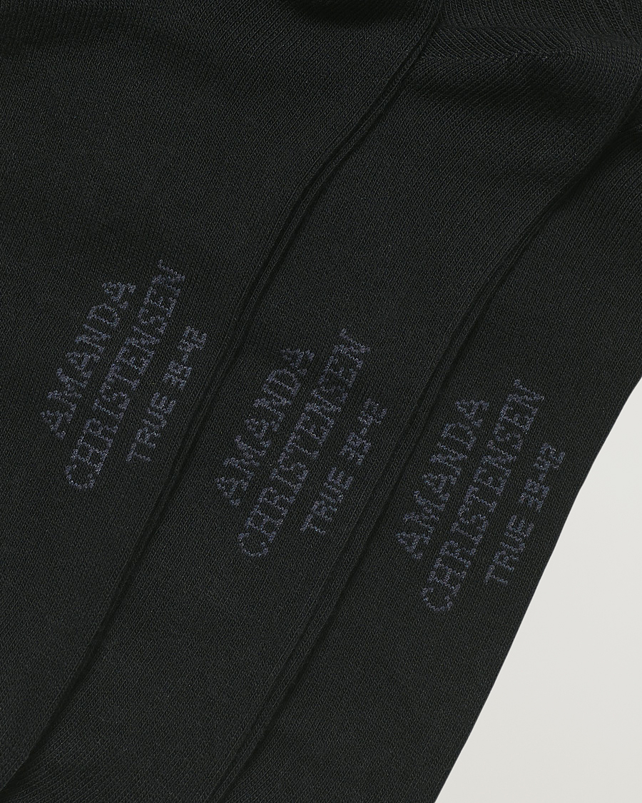 Homme | Sous-Vêtements Et Chaussettes | Amanda Christensen | 6-Pack True Cotton Socks Black