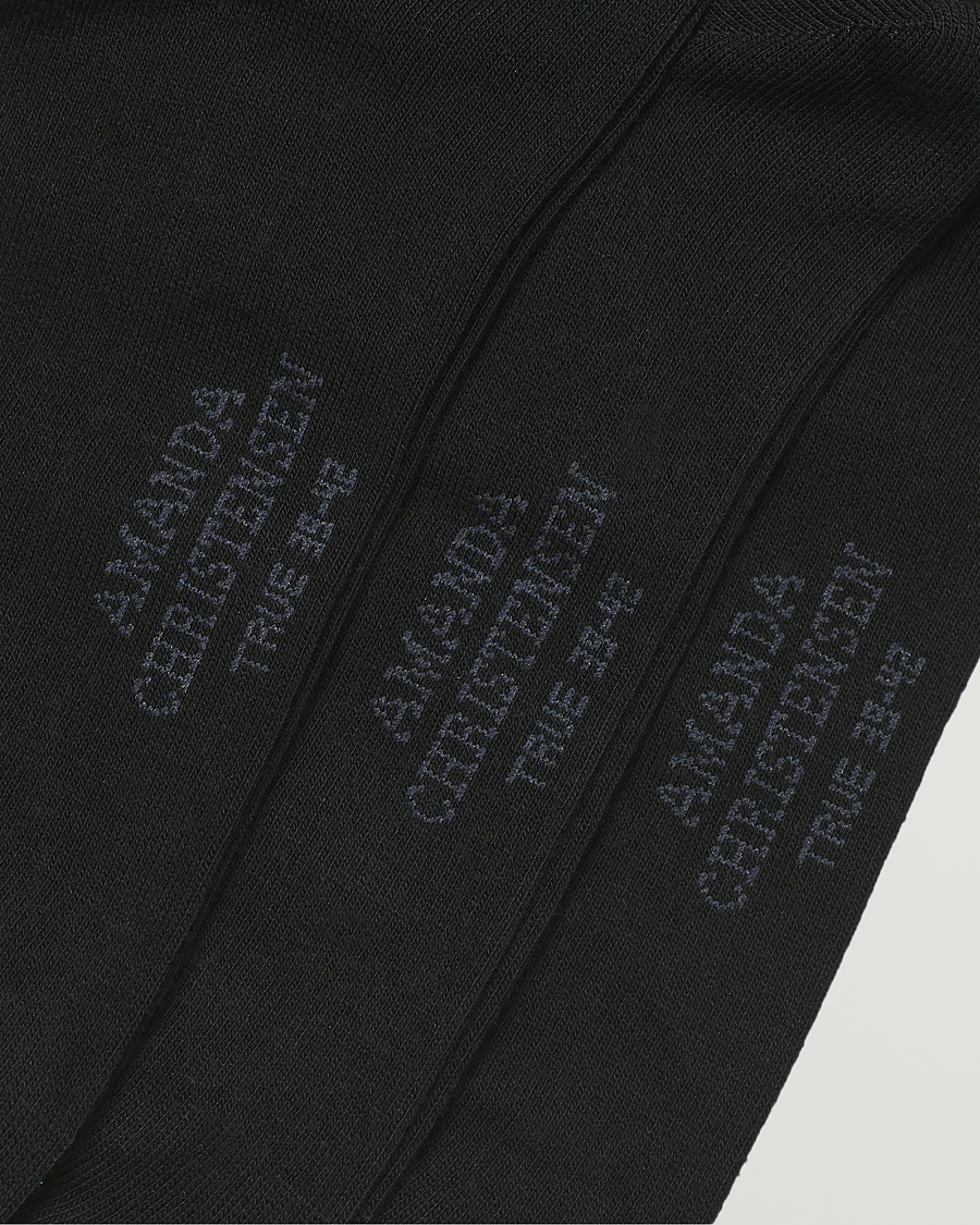 Homme | Sous-Vêtements Et Chaussettes | Amanda Christensen | 9-Pack True Cotton Socks Black