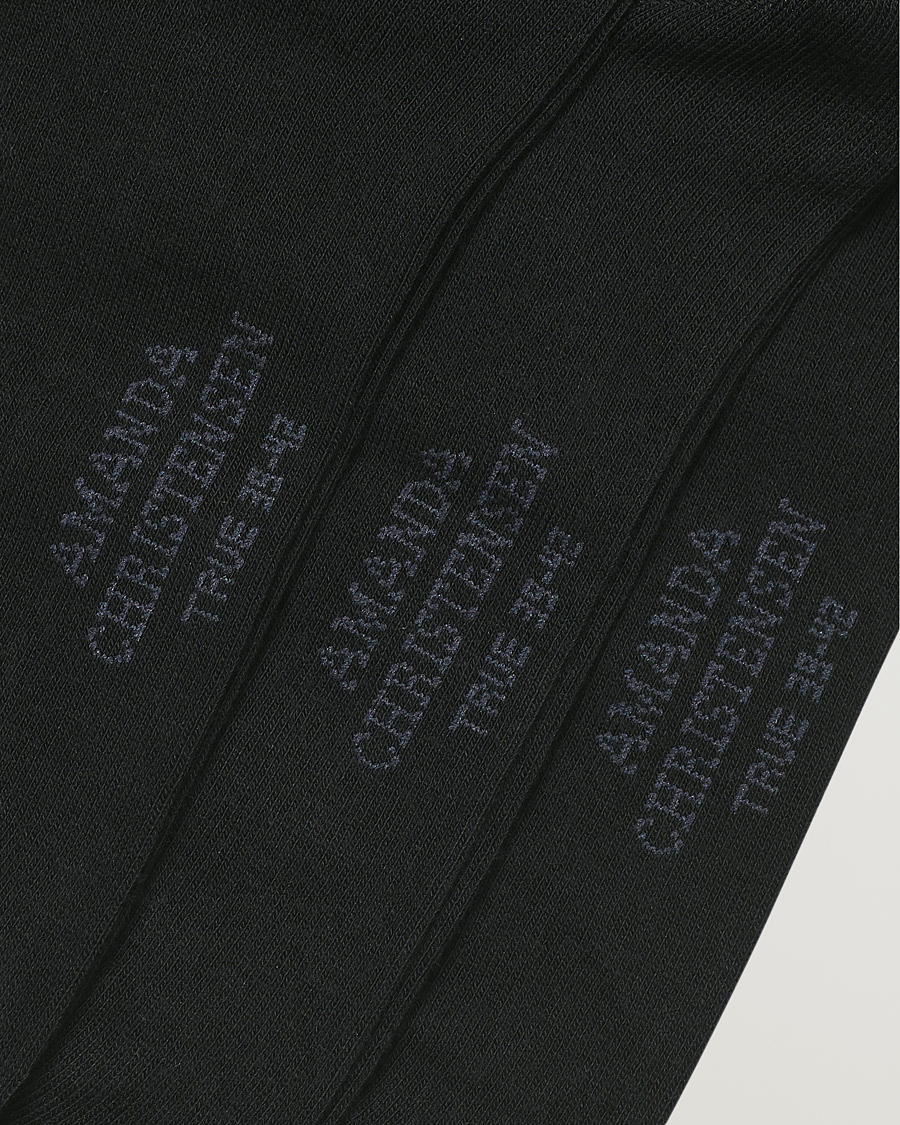 Homme | Sous-Vêtements Et Chaussettes | Amanda Christensen | 12-Pack True Cotton Socks Black