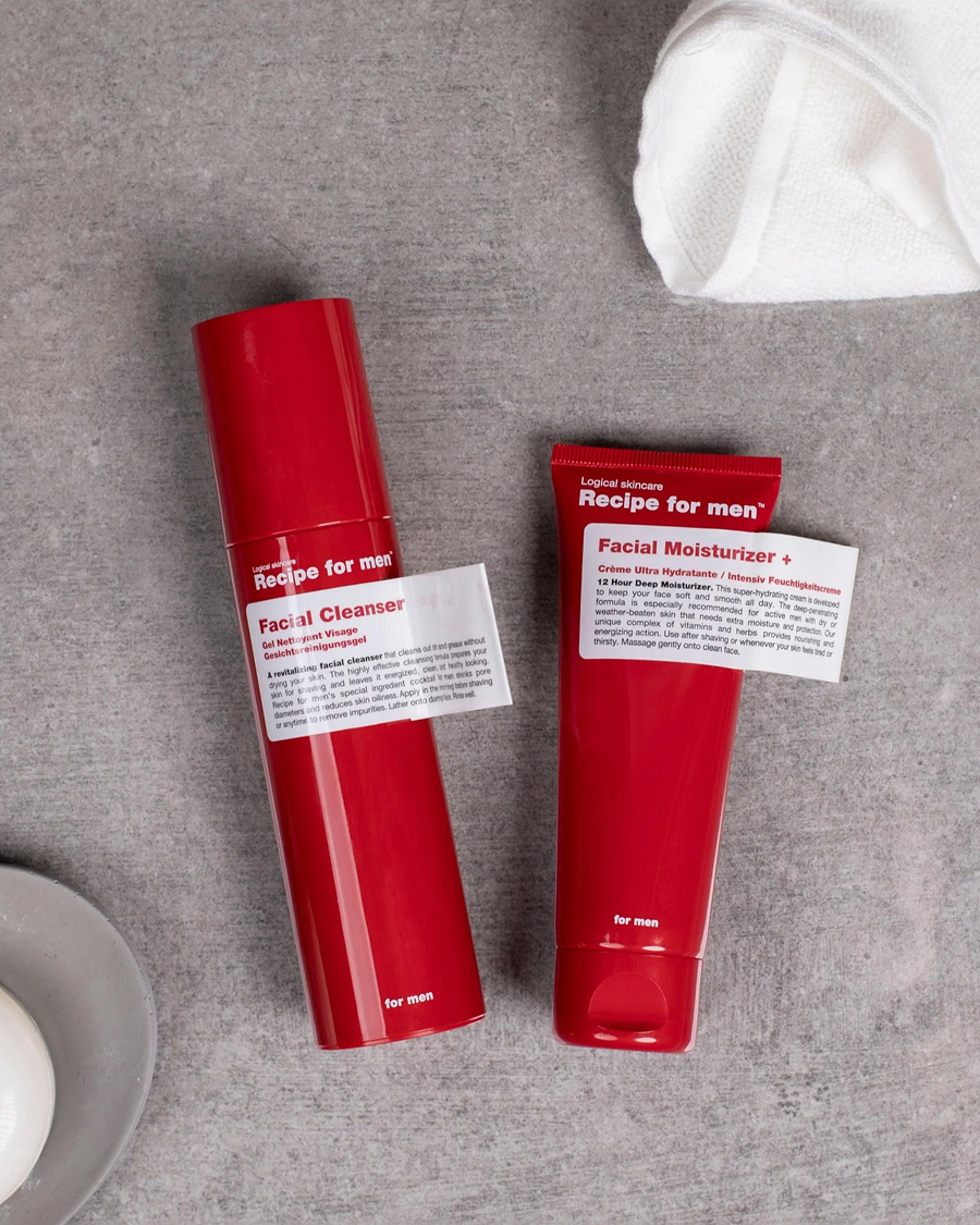 Homme | Idées de cadeaux de Noël | Recipe for men | Daily Routine Kit for Dry Skin