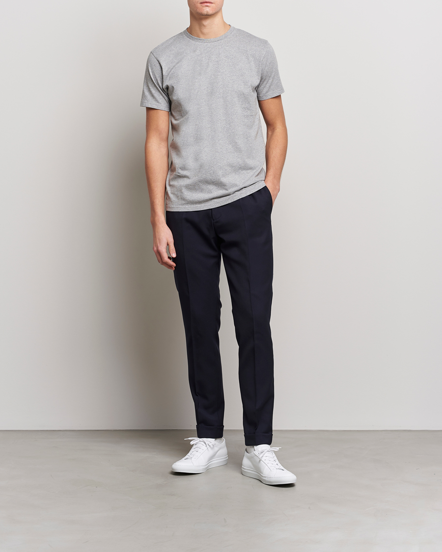 Homme | T-shirts | Colorful Standard | 3-Pack Classic Organic T-Shirt Optical White/Heather Grey/Deep Black