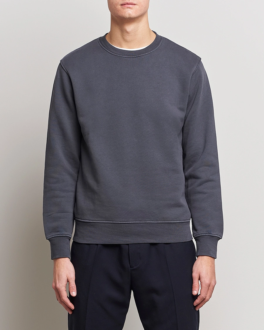 Homme | Pulls Et Tricots | Colorful Standard | 2-Pack Classic Organic Crew Neck Sweat Lava Grey/Optical White