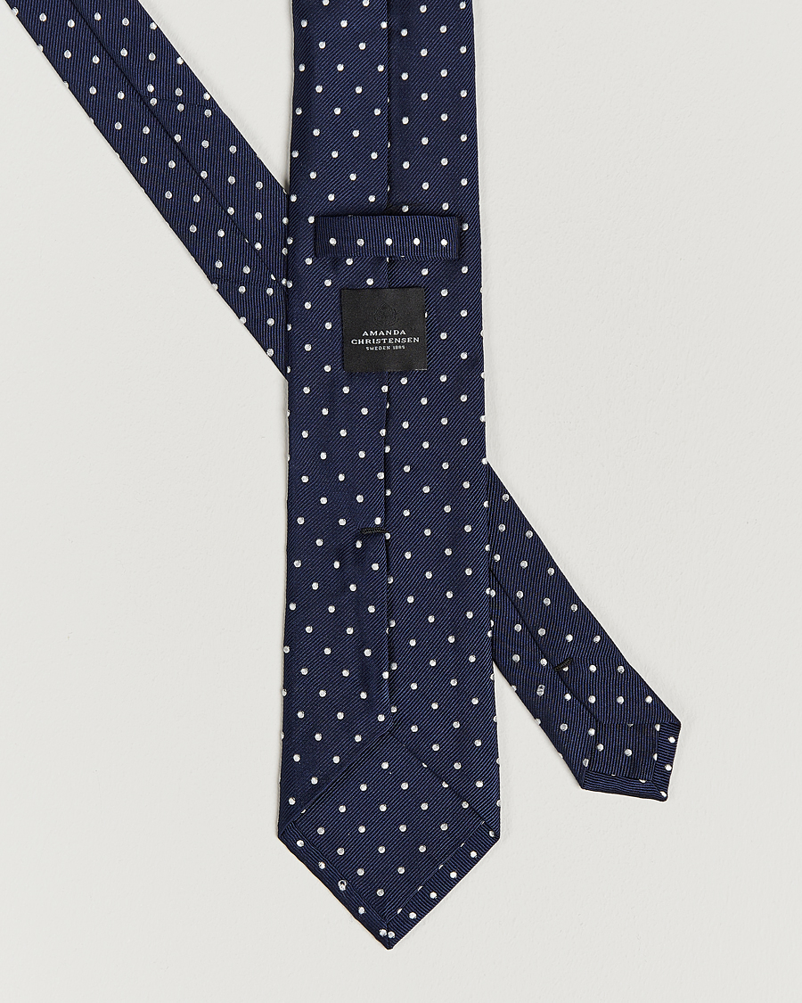 Homme | Cravates | Amanda Christensen | Set Tie & Pocket Square Navy/White
