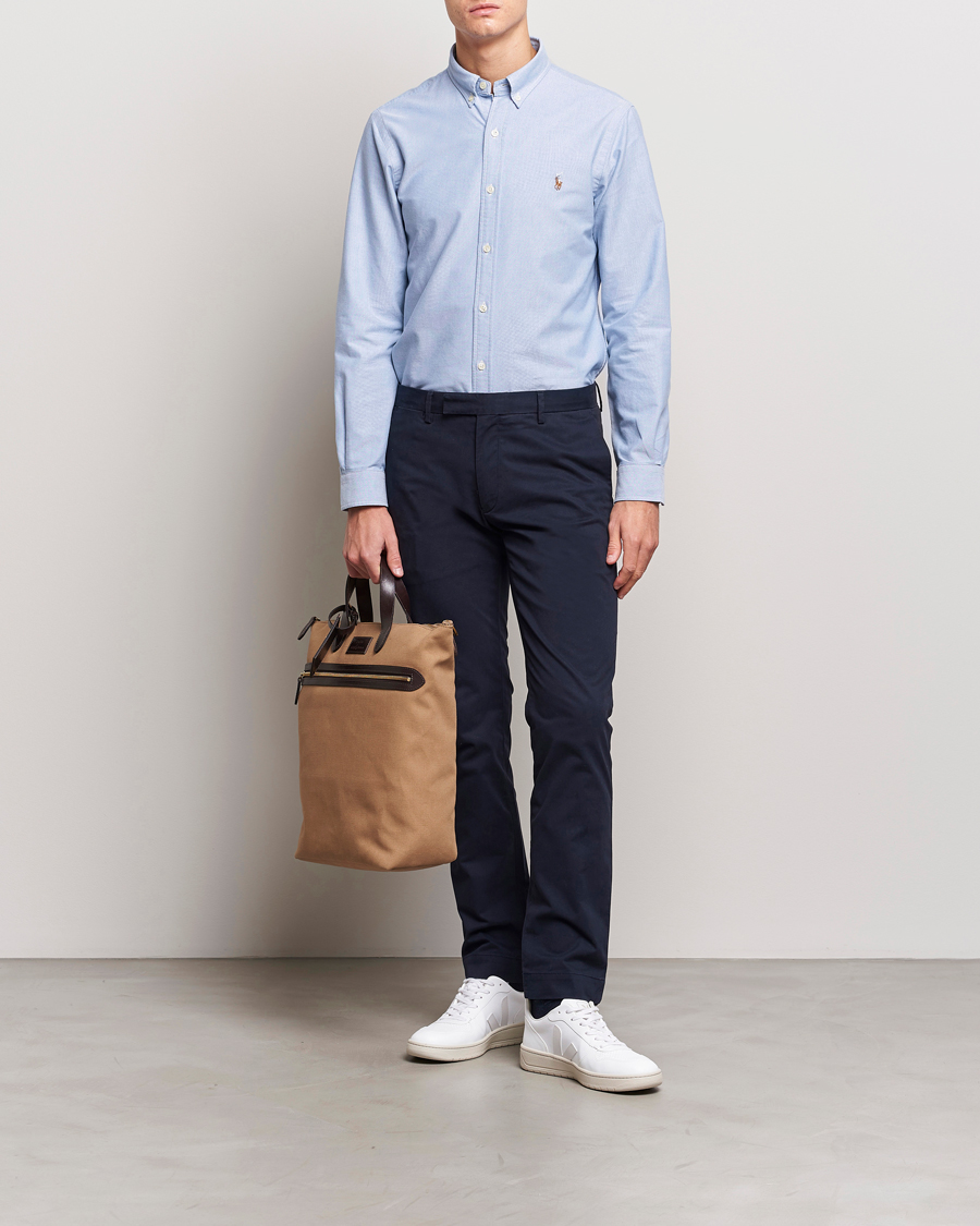 Homme | Chemises | Polo Ralph Lauren | 2-Pack Slim Fit Shirt Oxford White/Blue
