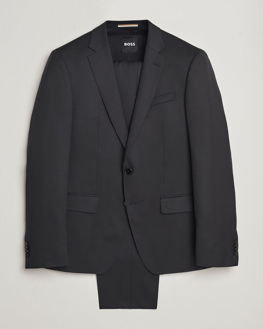 Homme | Costumes | BOSS BLACK | Huge Wool Suit Black