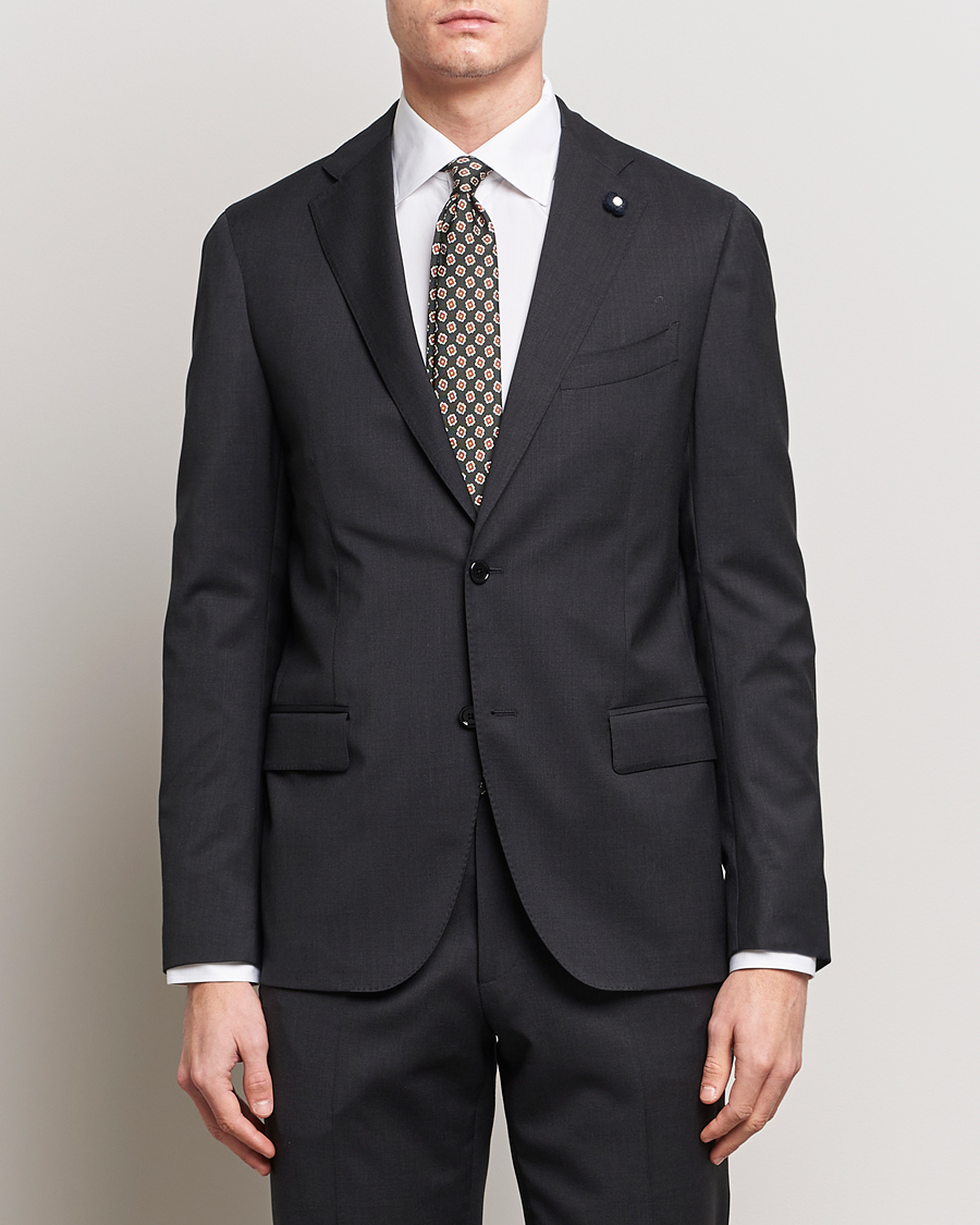 Men | Suits | Lardini | Wool Suit Grey