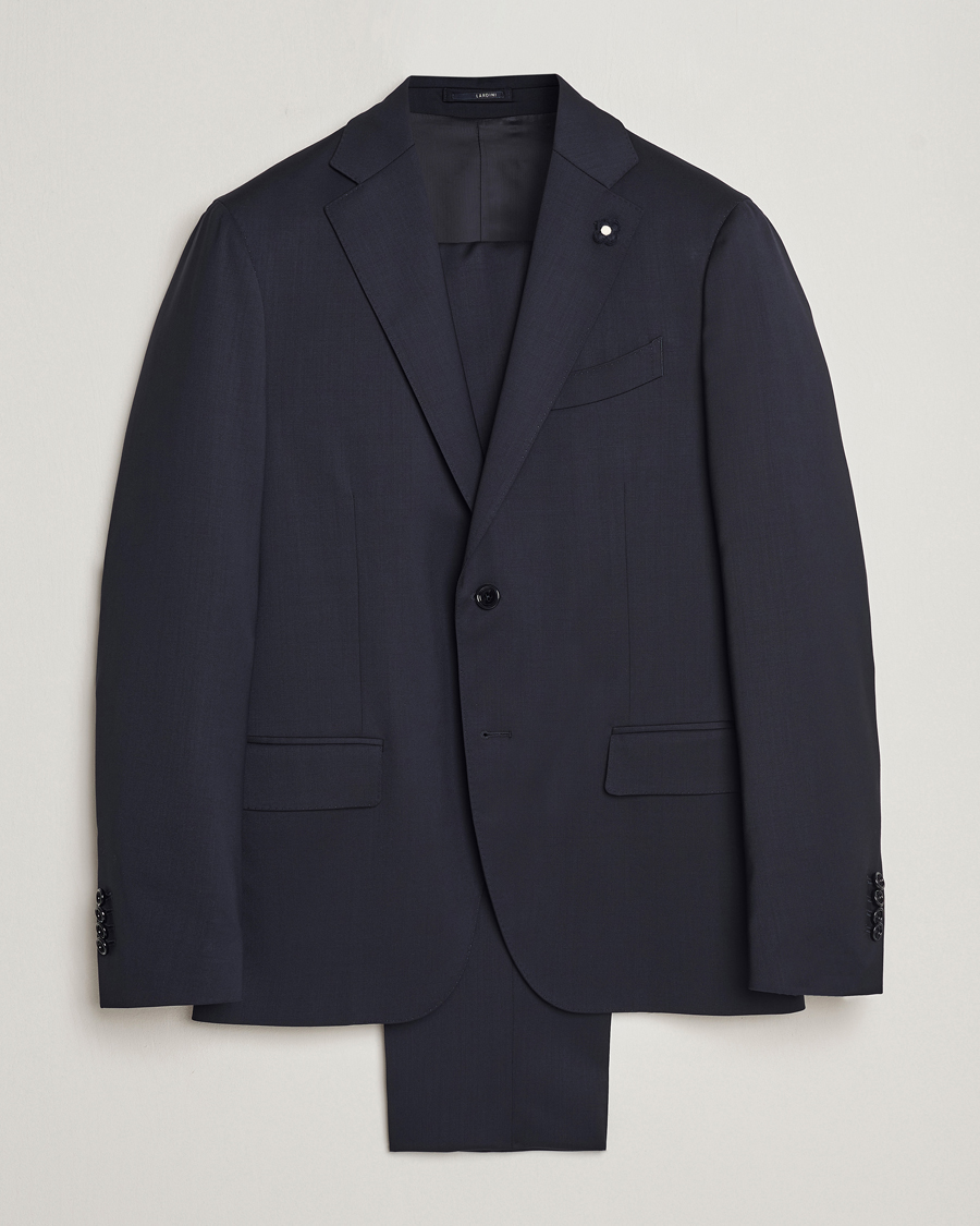Homme | Costumes | Lardini | Wool Suit Navy
