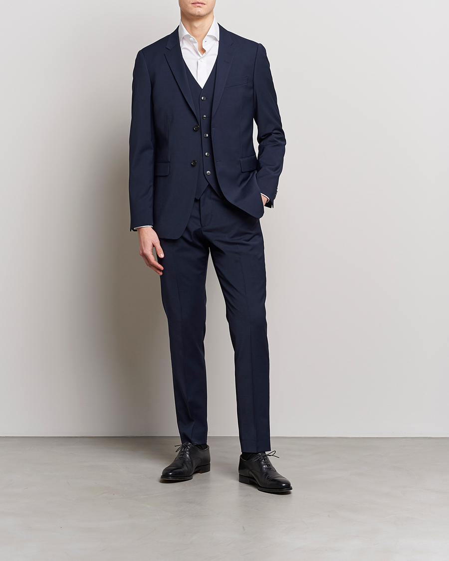 Homme | Costumes | Tiger of Sweden | Jerretts Wool Travel Suit Royal Blue