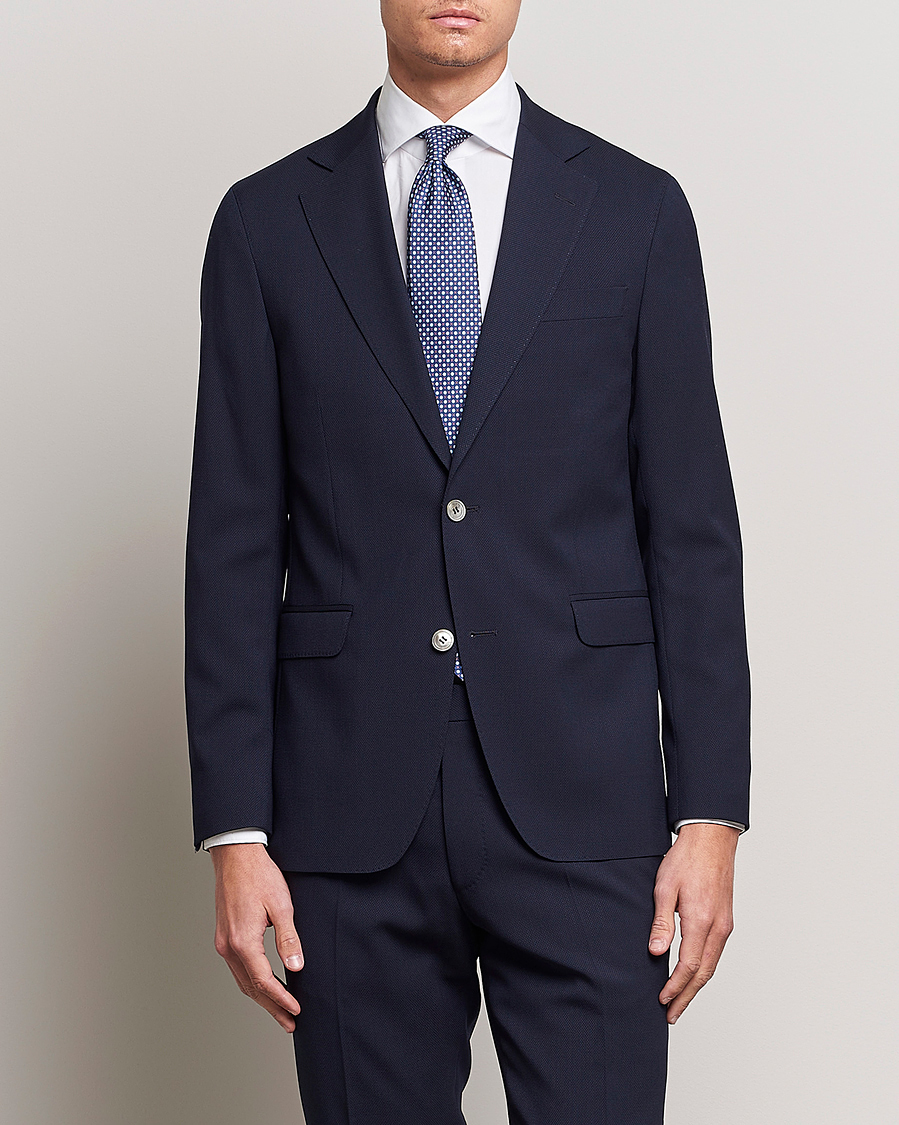 Homme | Costumes | Oscar Jacobson | Ego Wool Suit Blue