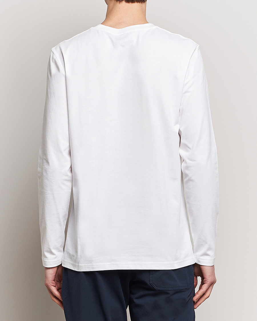 Homme | T-shirts | Bread & Boxers | 2-pack Long Sleeve T-Shirts White/Black
