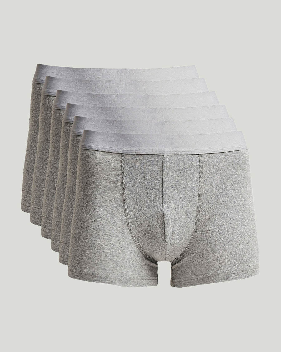 Homme | Sous-Vêtements Et Chaussettes | Bread & Boxers | 6-Pack Boxer Brief Grey Melange