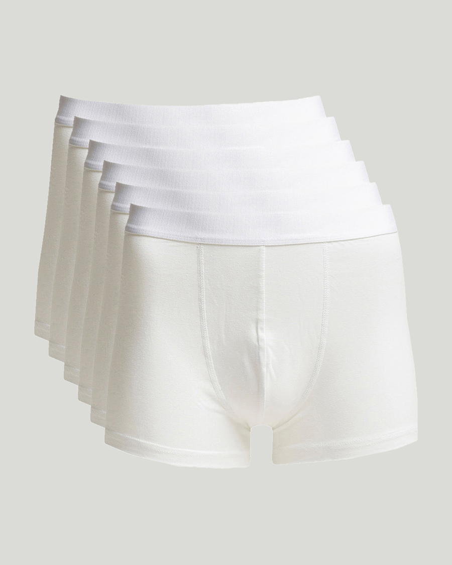 Homme | Sous-Vêtements Et Chaussettes | Bread & Boxers | 6-Pack Boxer Brief White