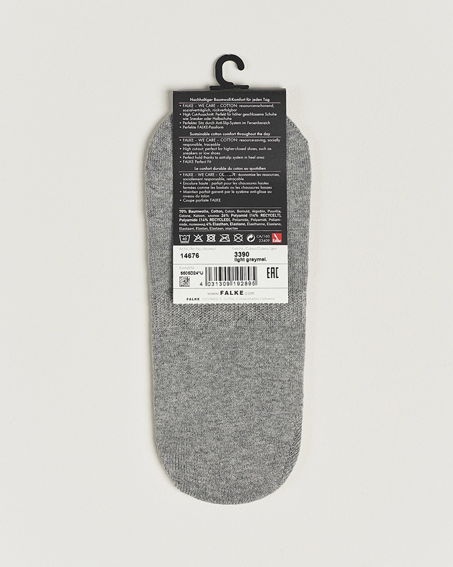 Homme | Sous-Vêtements Et Chaussettes | Falke | 3-pack Casual High Cut Sneaker Socks Light Grey Melange
