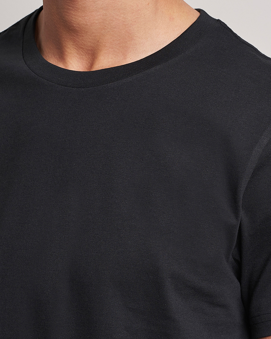Homme | T-shirts | Bread & Boxers | 3-pack Crew Neck Regular T-Shirt Black