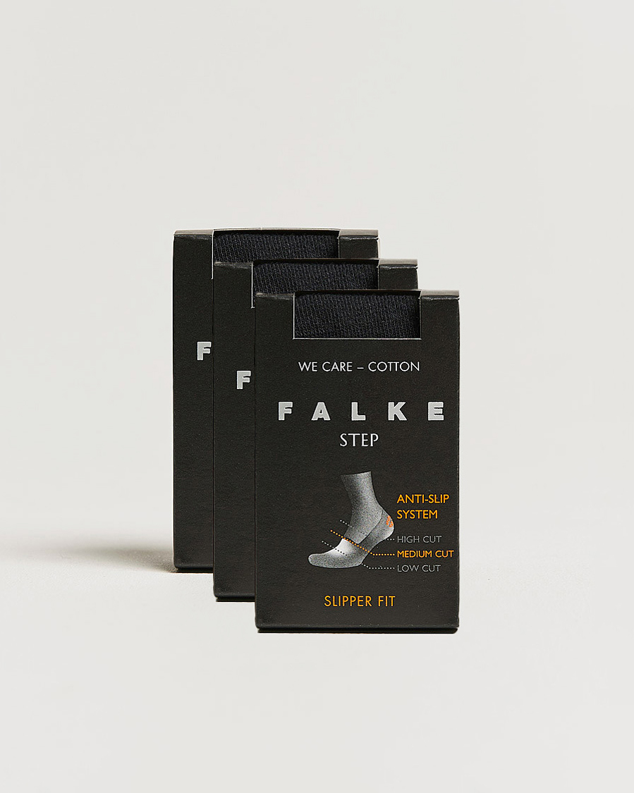 Homme | Sous-Vêtements Et Chaussettes | Falke | 3-pack Step In Box Loafer Socks Black