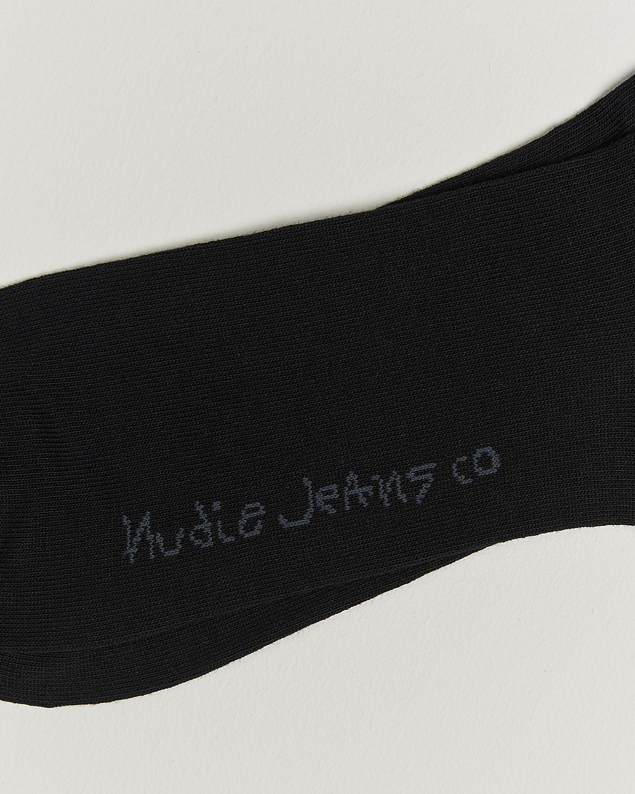 Homme | Sous-Vêtements Et Chaussettes | Nudie Jeans | 3-pack Amundsson Tennis Socks Black/White