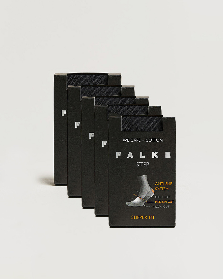 Homme | Sous-Vêtements Et Chaussettes | Falke | 5-pack Step In Box Loafer Socks Black