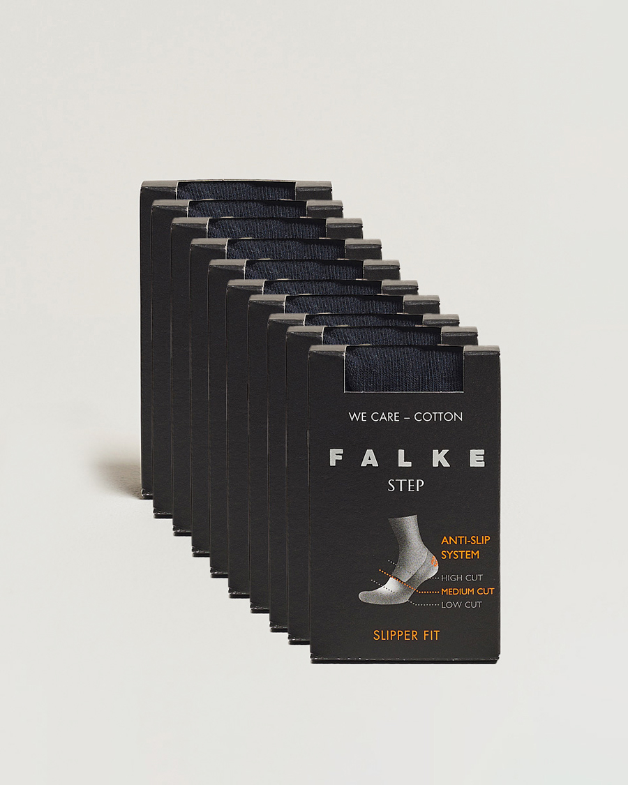 Homme | Sous-Vêtements Et Chaussettes | Falke | 10-pack Step In Box Loafer Socks Navy