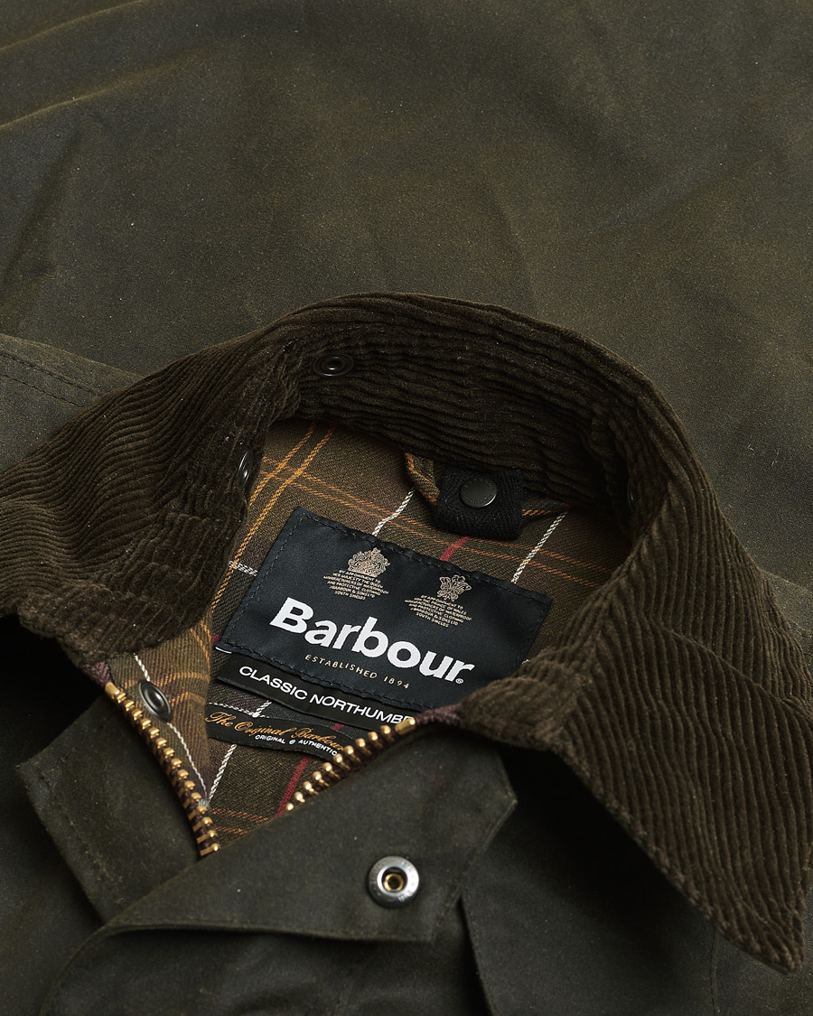 Homme | Pre-owned Manteaux Et Vestes | Pre-owned | Barbour Lifestyle Classic Northumbria Jacket Olive UK36 - EU46