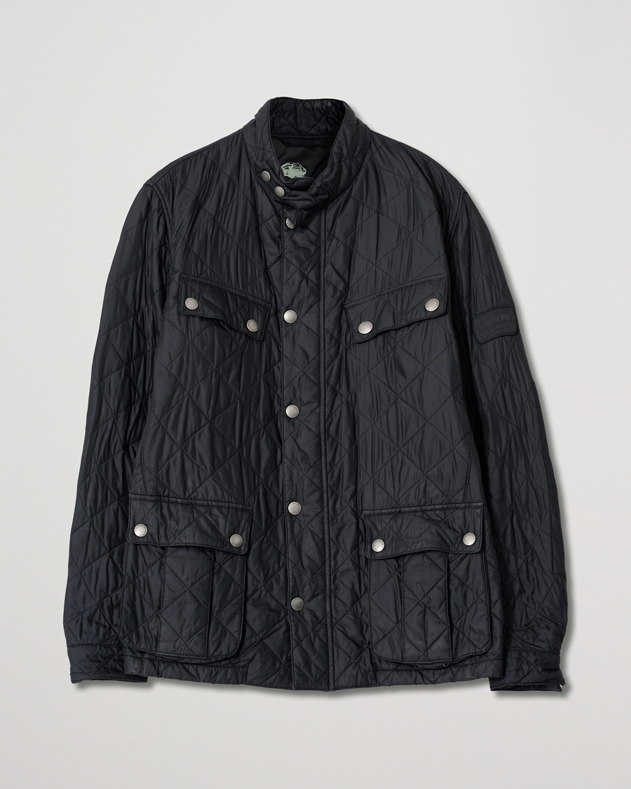 Homme | Manteaux Et Vestes | Pre-owned | Barbour International Ariel Quilted Jacket Black