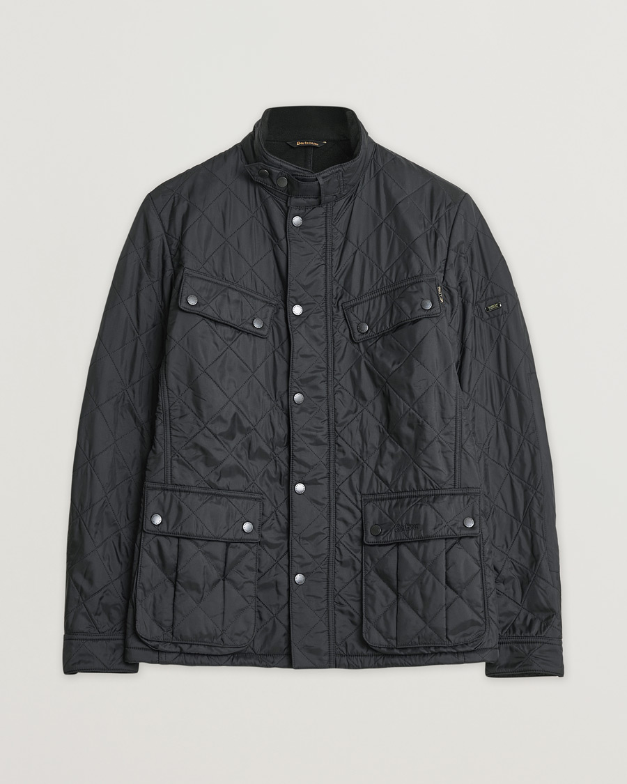 Homme | Barbour International Ariel Polarquilt Black | Pre-owned | Barbour International Ariel Polarquilt Black
