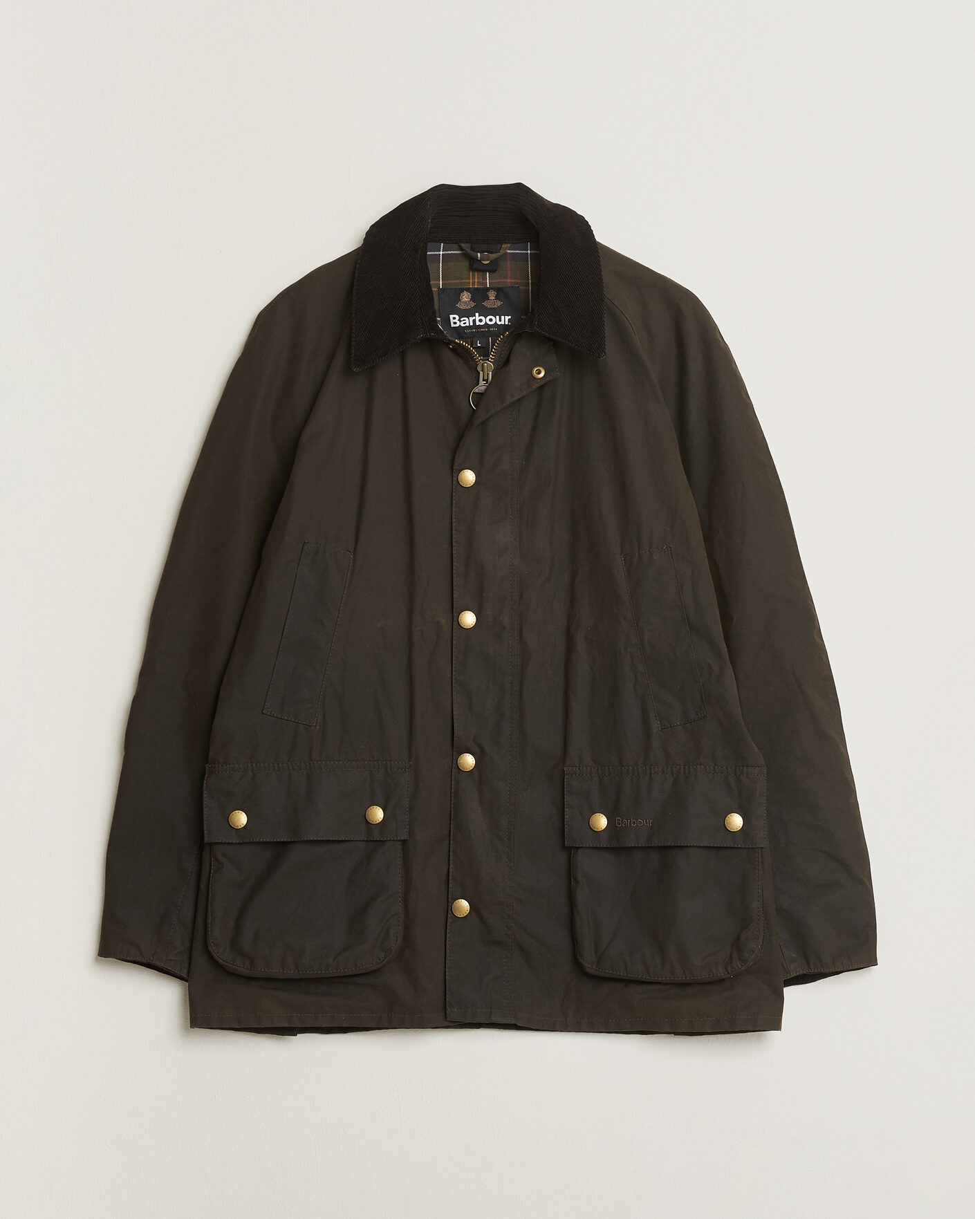 Homme | Pre-owned Manteaux Et Vestes | Pre-owned | Barbour Lifestyle Ashby Wax Jacket Olive L