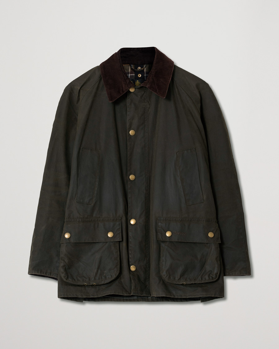 Homme | Manteaux Et Vestes | Pre-owned | Barbour Lifestyle Ashby Wax Jacket Olive