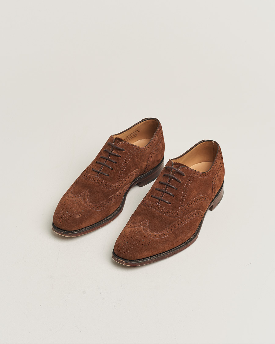 Homme | Pre-owned Chaussures | Pre-owned | Loake 1880 Buckingham Brogue Brown Suede UK6,5 - EU40,5