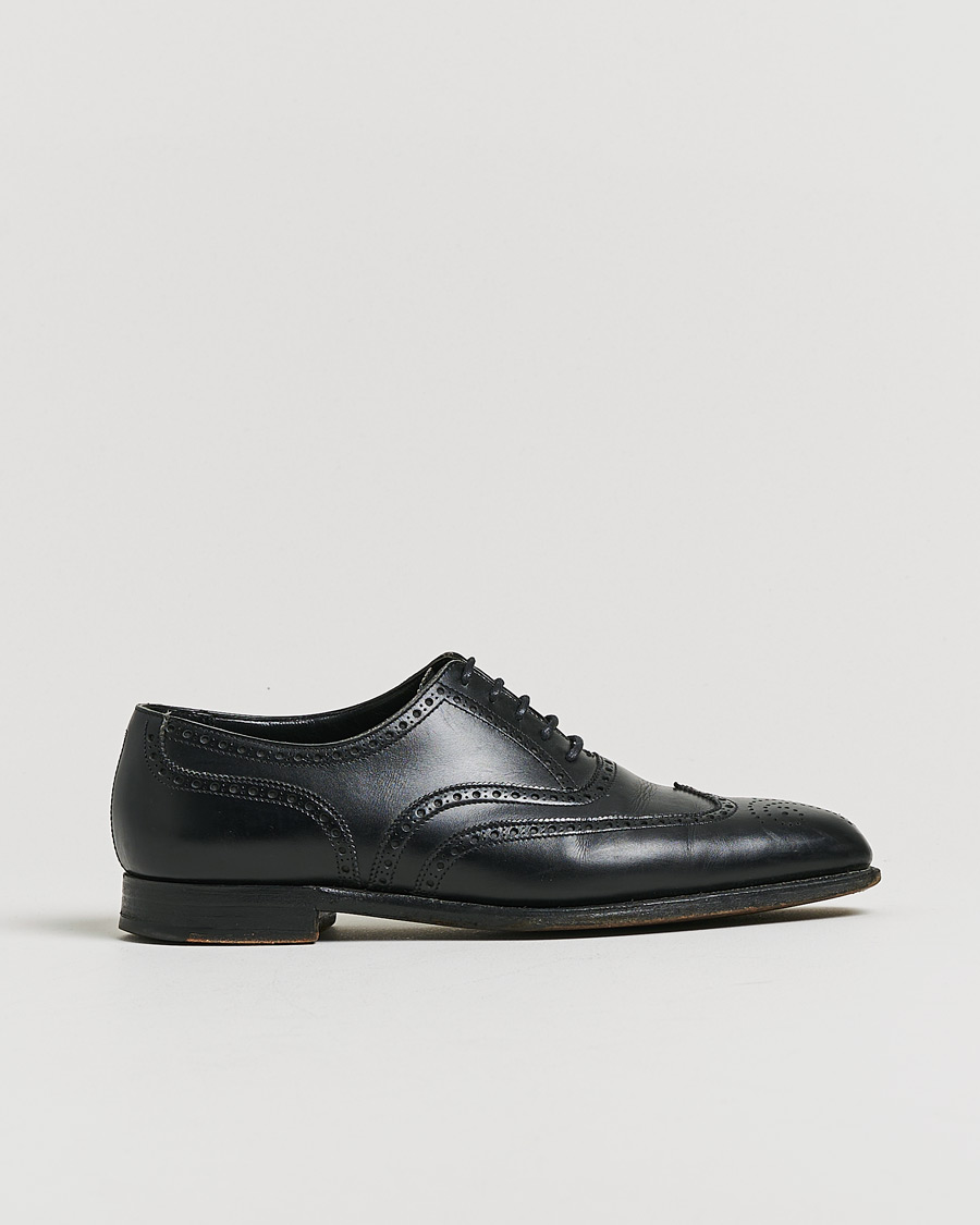 Homme | Pre-owned Chaussures | Pre-owned | Crockett & Jones Clifford Brogues Black Calf UK7 - EU41