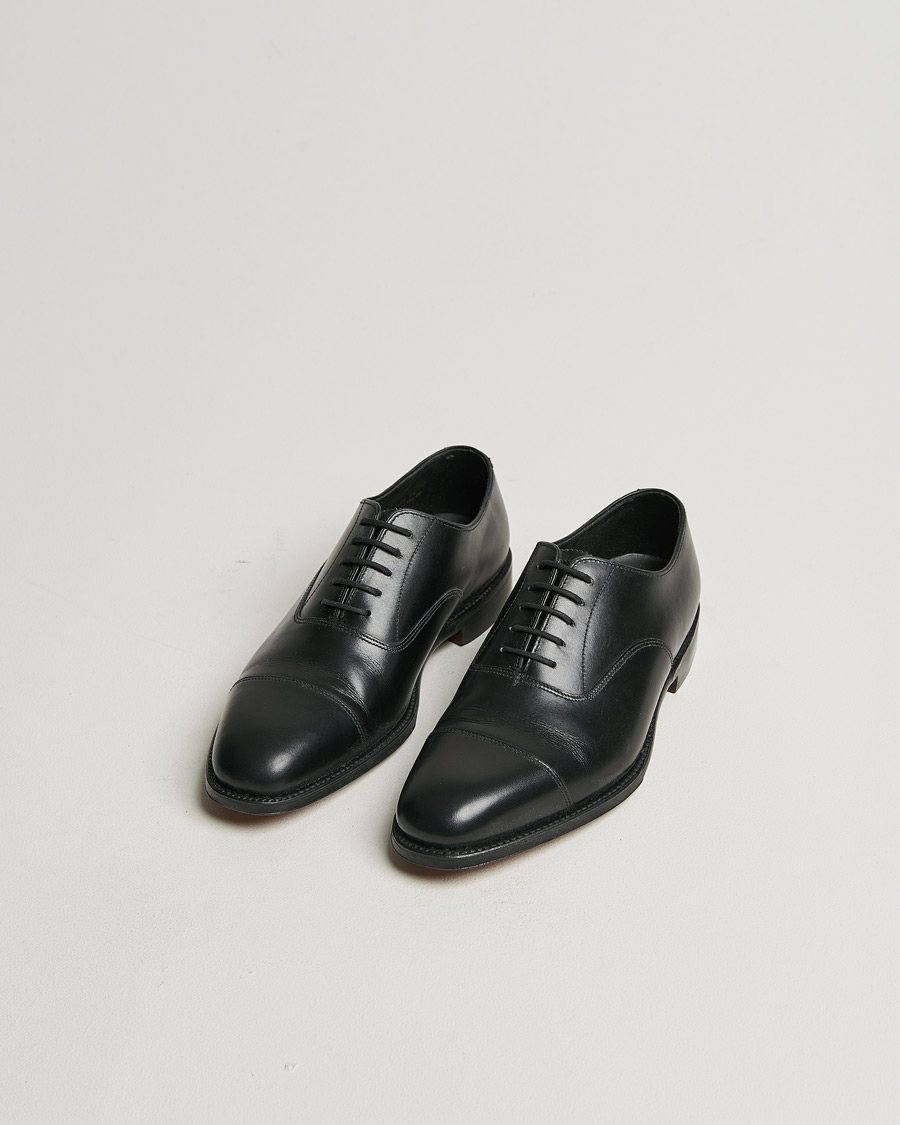 Homme | Loake 1880 Aldwych Oxford Black Calf | Pre-owned | Loake 1880 Aldwych Oxford Black Calf