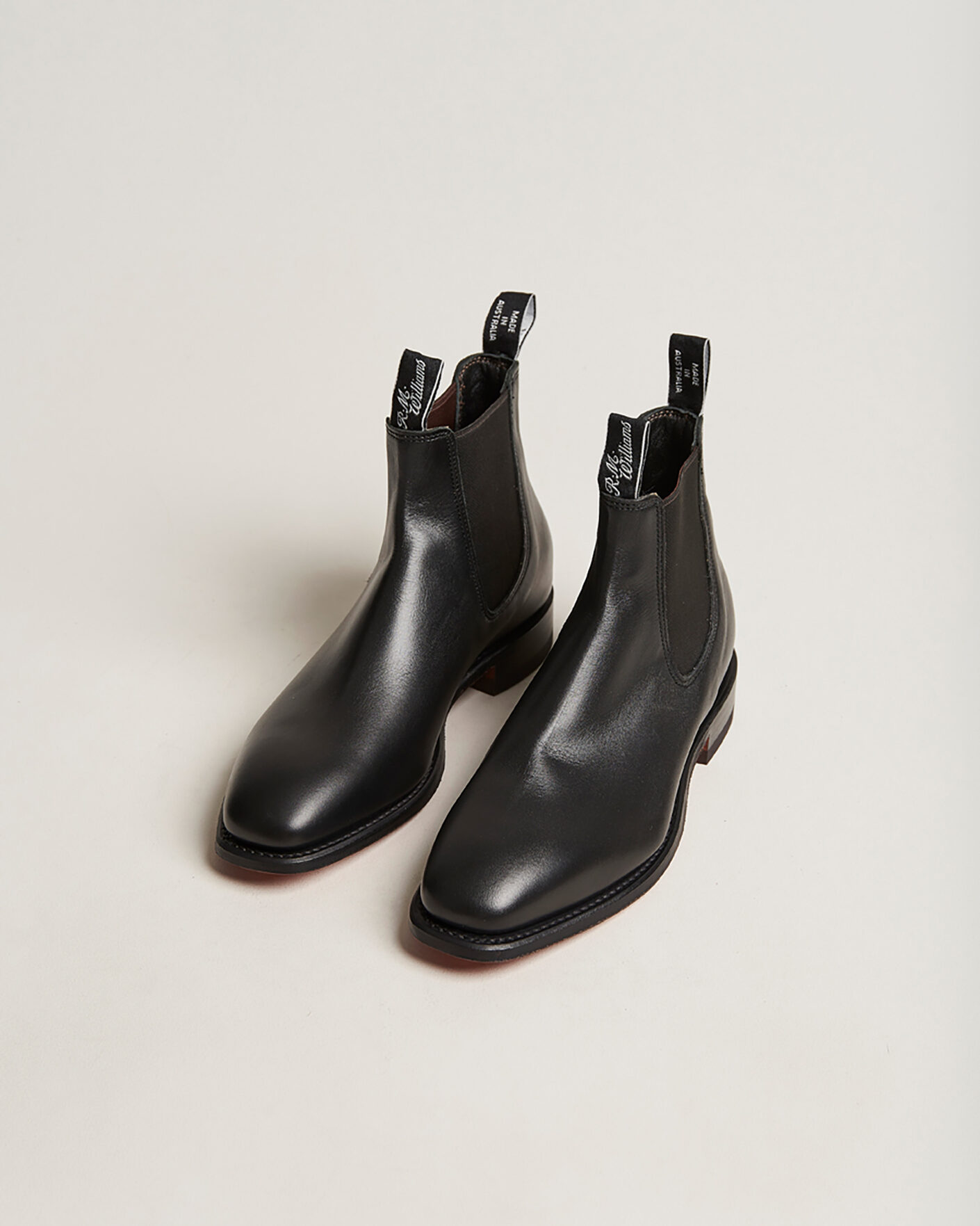 Homme | Pre-owned Chaussures cousues trépointe | Pre-owned | R.M.Williams Craftsman G Boot Yearling Black UK8 - EU42