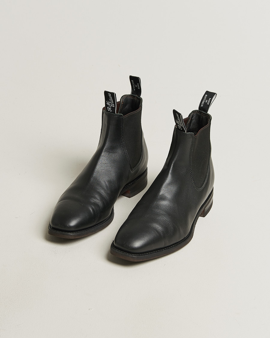 Homme | Pre-owned Chaussures | Pre-owned | R.M.Williams Blaxland G Boot Yearling Black UK10,5 - EU45,5