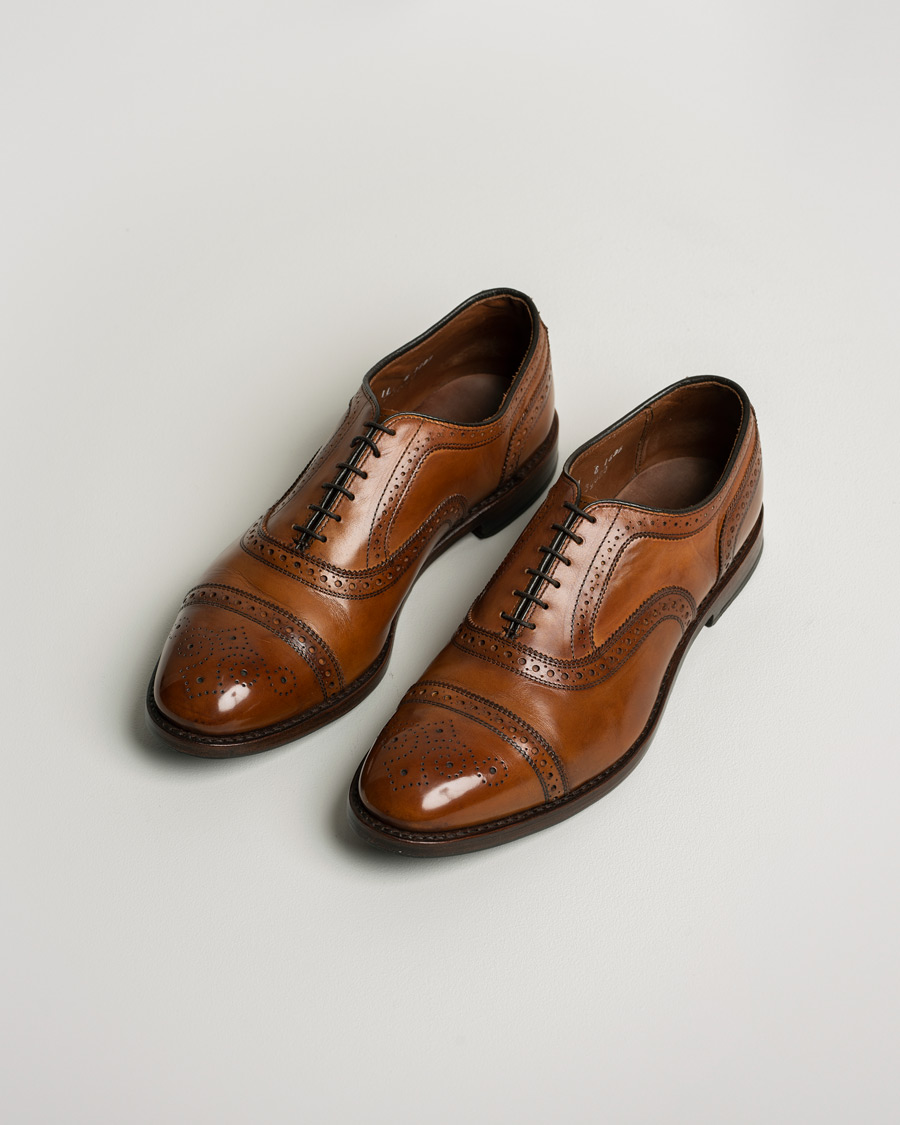 Homme | Allen Edmonds Strand Brogue Walnut US11 - EU45 | Pre-owned | Allen Edmonds Strand Brogue Walnut US11 - EU45