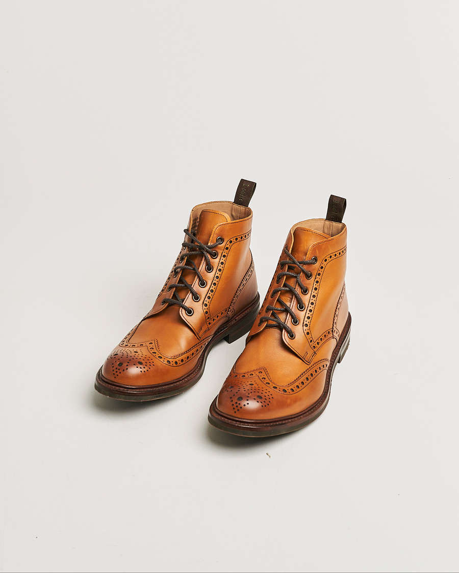 Homme | Loake 1880 Bedale Boot Tan Burnished Calf | Pre-owned | Loake 1880 Bedale Boot Tan Burnished Calf