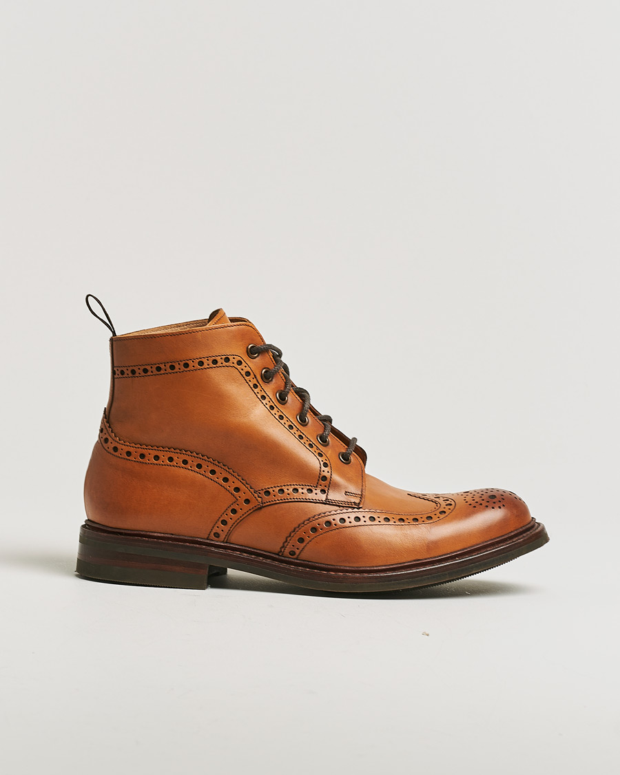 Homme | Loake 1880 Bedale Boot Tan Burnished Calf | Pre-owned | Loake 1880 Bedale Boot Tan Burnished Calf