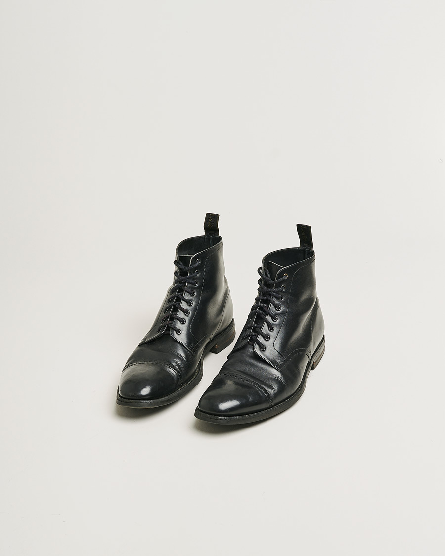 Homme | Loake 1880 Hyde Boot Black Calf | Pre-owned | Loake 1880 Hyde Boot Black Calf