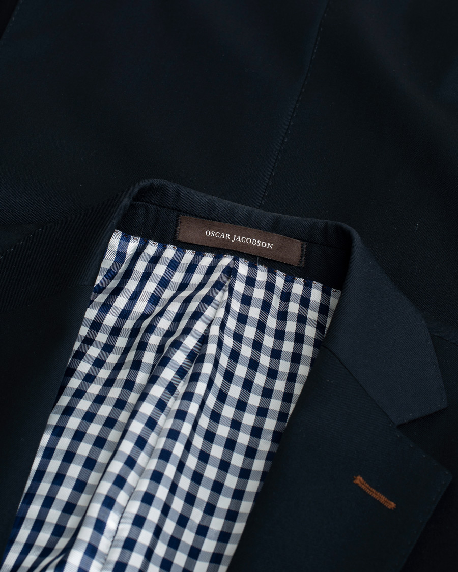 Homme | Oscar Jacobson Edmund Club Blazer Navy | Pre-owned | Oscar Jacobson Edmund Club Blazer Navy