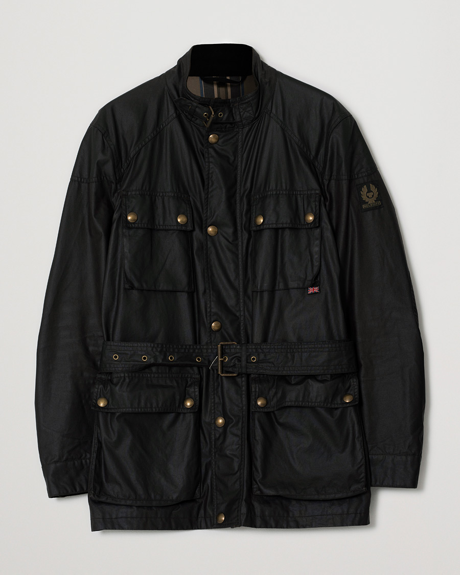 Homme | Belstaff Roadmaster Belted Jacket Mahogany Brown 50 | Pre-owned | Belstaff Roadmaster Belted Jacket Mahogany Brown 50