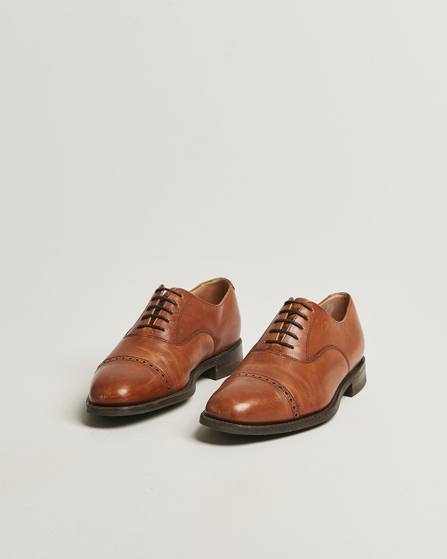 Homme | Pre-owned Chaussures cousues trépointe | Pre-owned | Loake 1880 Cadogan Oxford Mahogany Calf UK7,5 - EU41,5