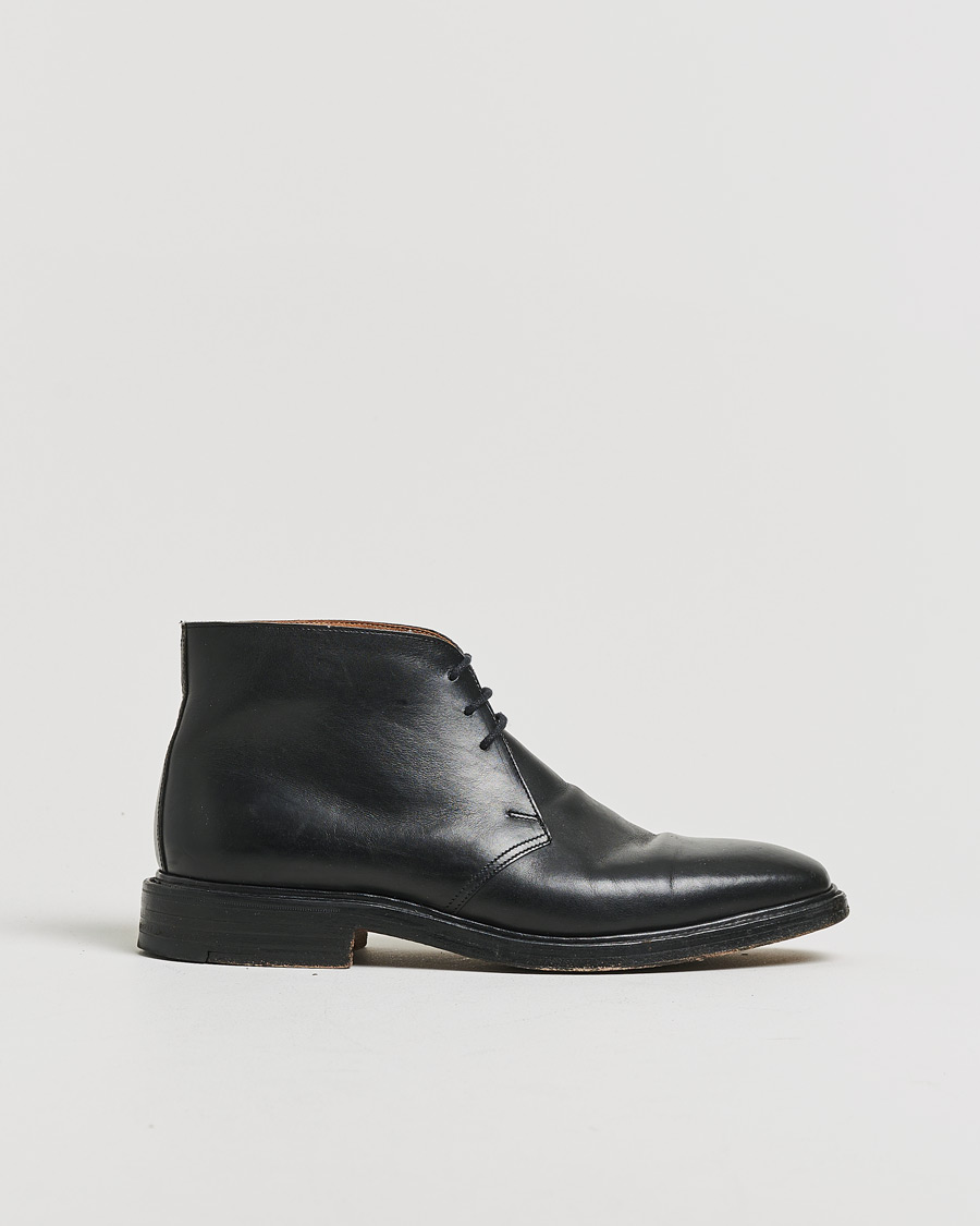 Homme | Pre-owned Chaussures cousues trépointe | Pre-owned | Crockett & Jones Holborn Chukka Black Calf UK8 - EU42