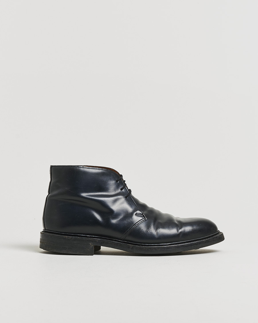 Homme | Pre-owned Chaussures cousues trépointe | Pre-owned | Crockett & Jones Chepstow Chukka Black Calf UK8,5 - EU42,5